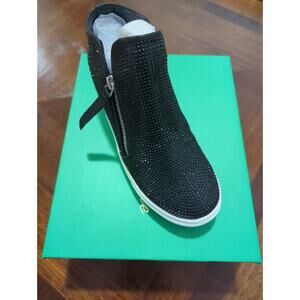 Lauren Lorraine Charlie Black Hightop Sneaker Size 6.5 NIB